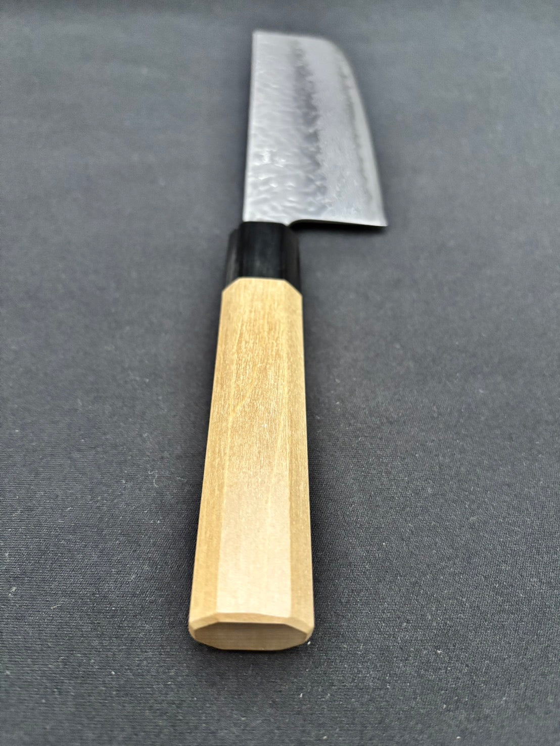 AUS-10 Tsuchime Damascus Nakiri 165mm Magnolia Handle