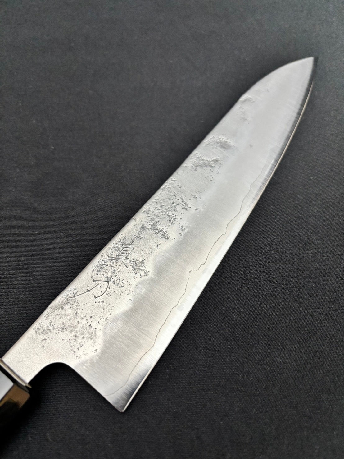 Ginsan Nashiji Gyuto 210mm Magnolia Handle