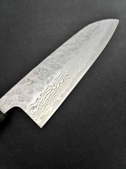 440C Damascus Santoku 165mm Magnolia Handle